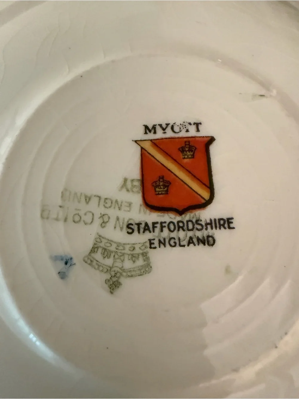 Vintage Myott Staffordshire Indian Tree 5